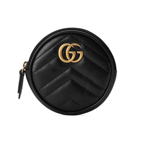 black heart gucci purse|Gucci coin purse black.